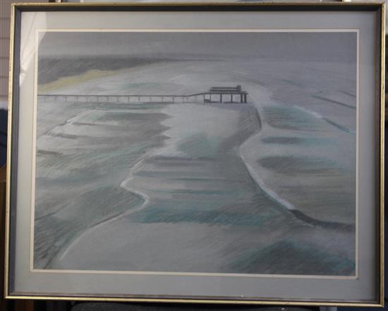 Derek Wilkinson (1929-2001) Pier and Promenade, 18 x 24in. and 24 x 18in.